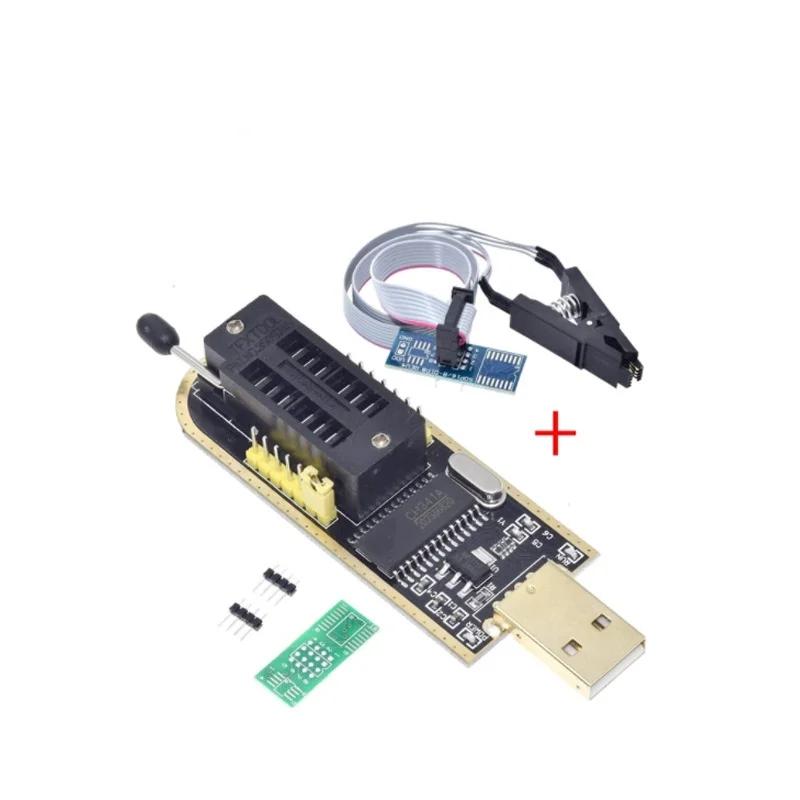 EEPROM ÷ BIOS USB α׷ , EEPROM 93CXX, 25CXX, 24CXX  SOP8 ׽Ʈ Ŭ, CH341A 24 25 ø